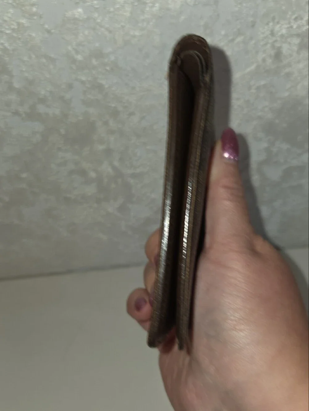 Louis Vuitton Brown Damier Canvas Bi-Fold Wallet